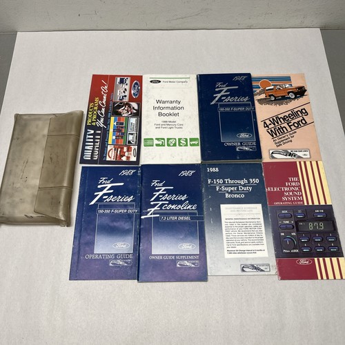 1988 ford pickup truck owners - truck,