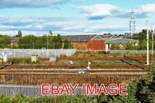 PHOTO  DISUSED CARRIAGE SHED UPPERBY RAIL DEPOT THE BUILDING HAS LOTS OF HOLES I