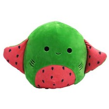 Squishmallows Plush Watermelon Manta Ray 8"