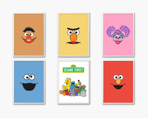 Sesame street wall art - wall, poster