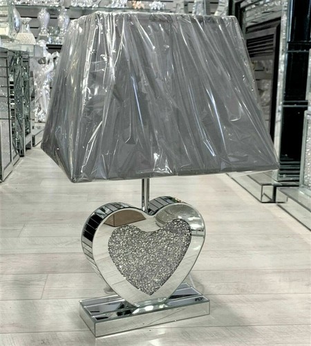 Mirrored table lamp shade - table,