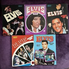 5 X Elvis Monthly Annuals -