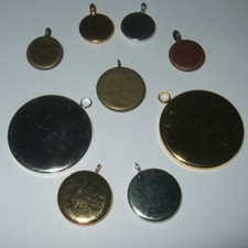 ROUND SILVER BRONZE GOLD 25mm 20mm 14mm 12mm 10mm CABOCHON SETTING TRAY C04