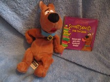 SCOOBY DOO soft plush FIGURe gift set tv toy cuddly new book snacks for the soul