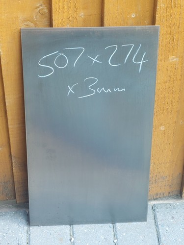Mild steel plate - mild, 507mm