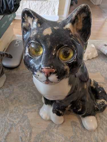 Winstanley pottery cat - winstanley,