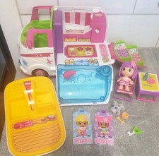Pinypon Camper Van, Doll Assessories imaginative play deck chair dog pet bundle