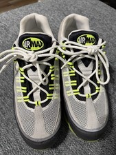Nike Air Max 24/7 Neon Grey 2010 95 97 Hybrid Rare Volt 397252-002 Size 13