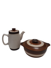 DENBY Kitchenware Casserole Pot & Tea Pot Collectables Preloved Retro Antiques  