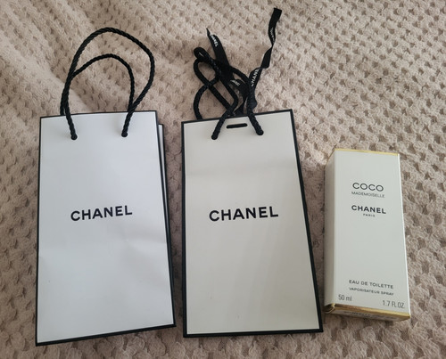 Chanel paper gift bags with - gift,