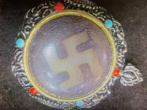 Tibetan silver inlay - tibetan,