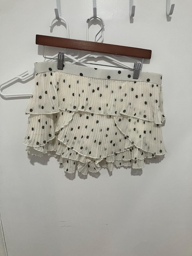 Zara women ruffle - ruffle, dot