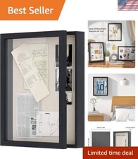 Large Shadow Box for Medals Awards Photos 13x16.5"