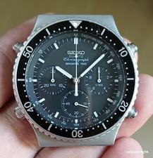 SEIKO CHRONOGRAPH QUARTZ 7A28-7040 BIRTH YEAR 1983 SEPT. ALL ORIGINAL HEAD