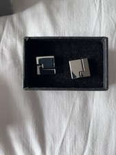 Men silver tone square - men’s,