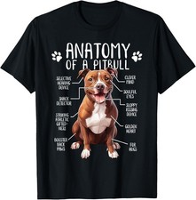 Funny Anatomy Pitbull Dog Cute