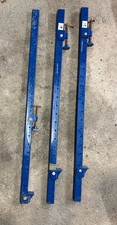 Set of 3 Heavy Duty Adjustable Metal Sash / Bar Clamps - 1240mm clamping width