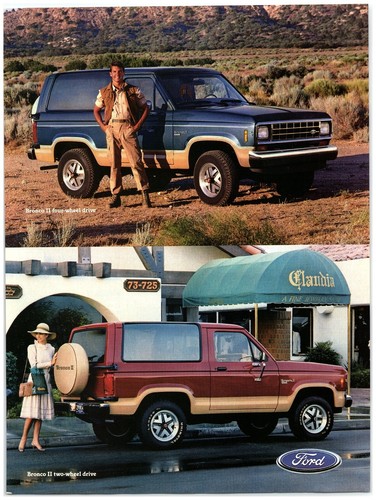 1987 ford bronco - bronco, print