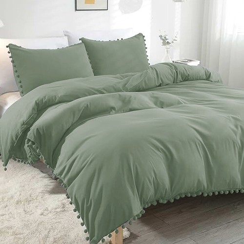 Luxury green quilt - luxury, doona
