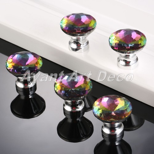 Colorful diamond crystal glass - colorful,