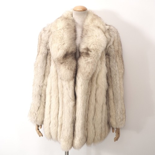 Vintage real blue fox fur - vintage,