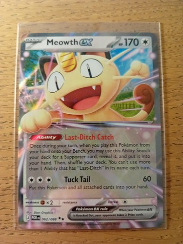 Meowth pokemon card 62 88 - pokemon,