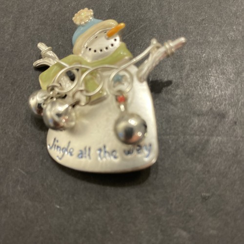 Snowman with bells - tc,