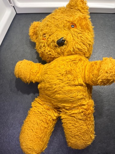 Vintage teddy bear golden - vintage,