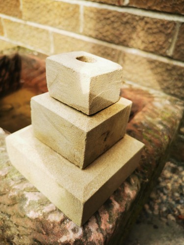 Natural real sandstone - real, small