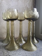 5 x Vintage 8” Tall Roemer