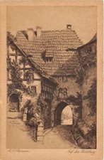 Lot205 germany  m s thiemann wartburg postcard