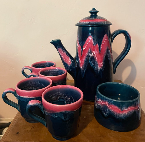 Vintage vallauris ceramic lava - ceramic,