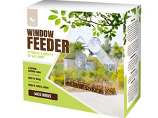 WINDOW BIRD FEEDER WITH 3