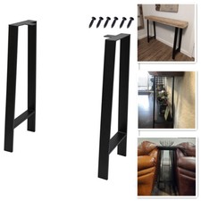 Industrial Black Table Leg