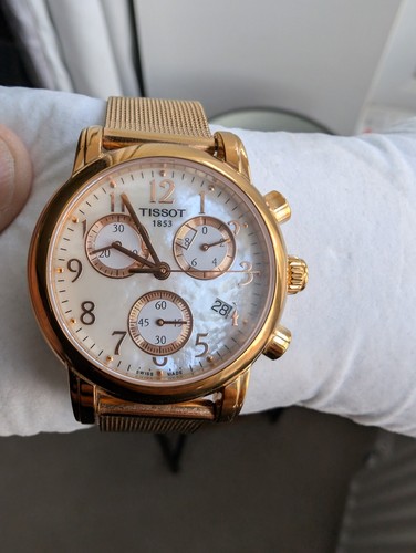 Tissot classic white mother - t-classic,