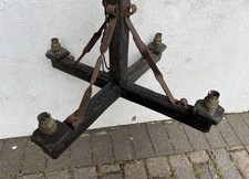 Vintage Wooden Chandelier 4 Arm Gothic Farm Rustic Antique Style Ceiling Light