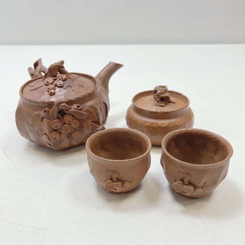 Tajima banko ware tea set - tajima,