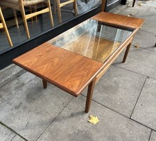 Vintage G plan Rectangular 'Fresco' 1970s Teak & Glass Coffee Table