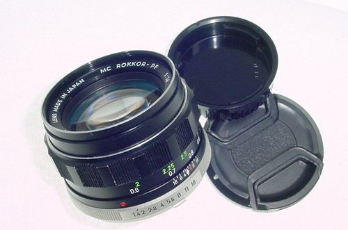 Minolta 58mm rokkor - f1.4, rokkor-pf