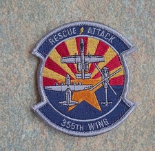 USAF  PATCH ORIGINAL 355th WING RESCUE & ATTACK