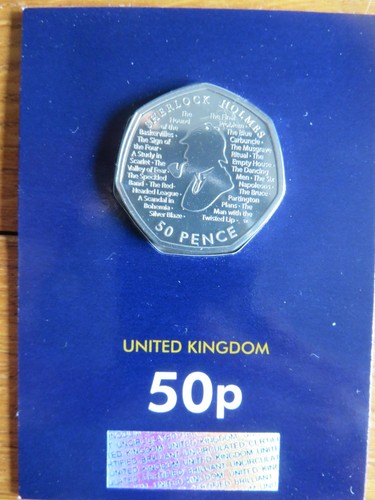2019 50p sherlock holmes - uk,