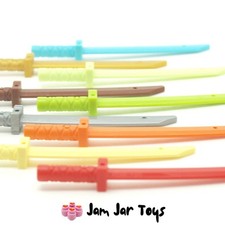 LEGO Minifigure Samurai Swords Katanas – Choose Your Colour – Mix & Save