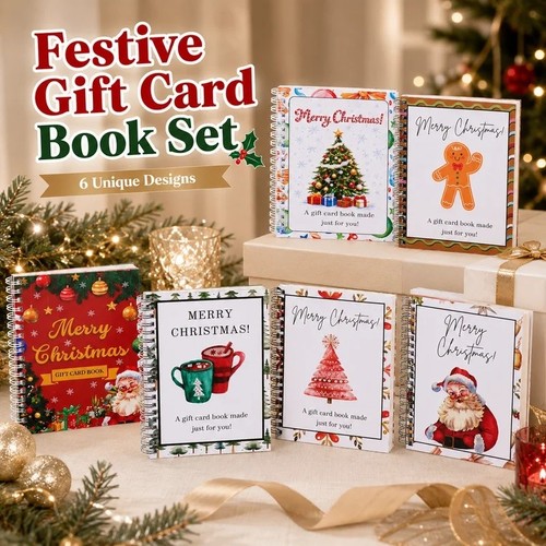 Christmas card gift - christmas, book