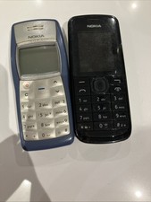 2 x Retro Nokia phones Models 113 & 1100