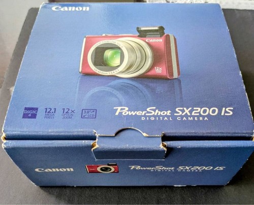 Canon powershot sx200 red - canon,