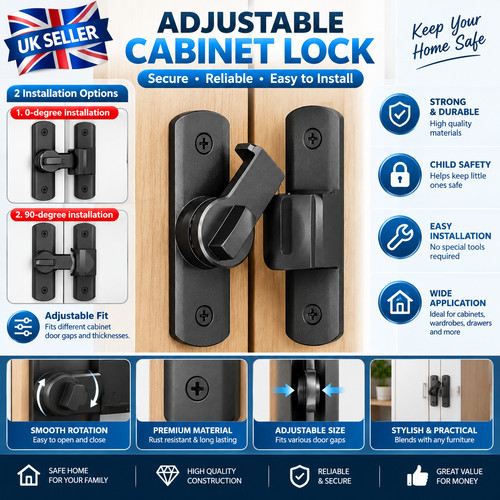 Anti theft door lock sliding - anti,
