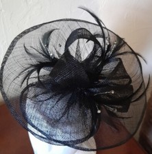Beautiful black fascinator