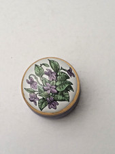 Crummles Enamel Purple Flowers