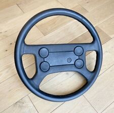 VW Golf mk1 GTI Campaign Genuine Leather Steering Wheel 4 Button retrim needed