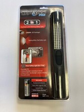 Nightstick Police Pro 2 in 1 LED Flashlight with Flashing Red/White Safety Light